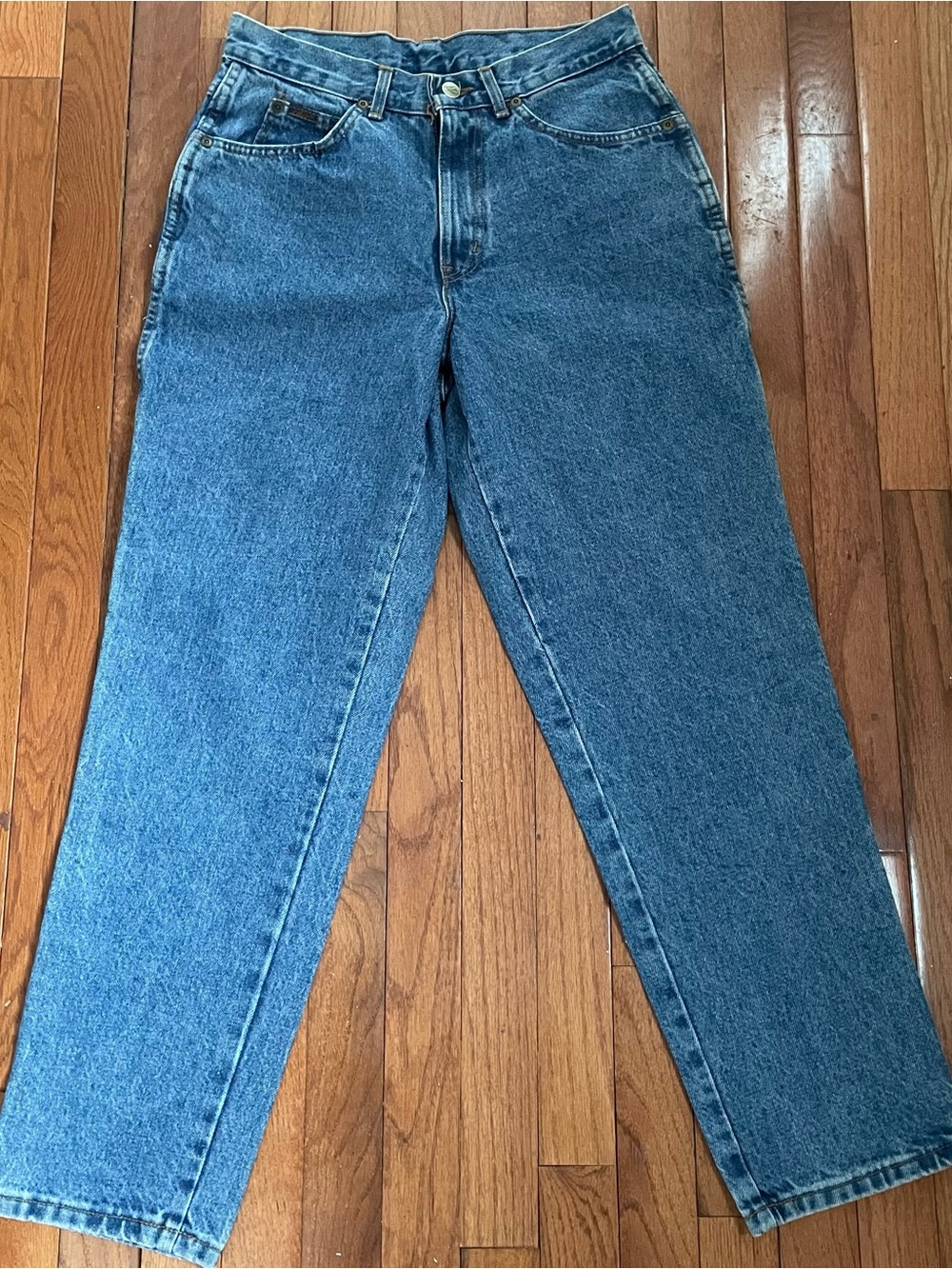 Vintage Chic Classic Fit Mom Jeans USA Made Relaxed Waist Straight Leg NWT S 10p